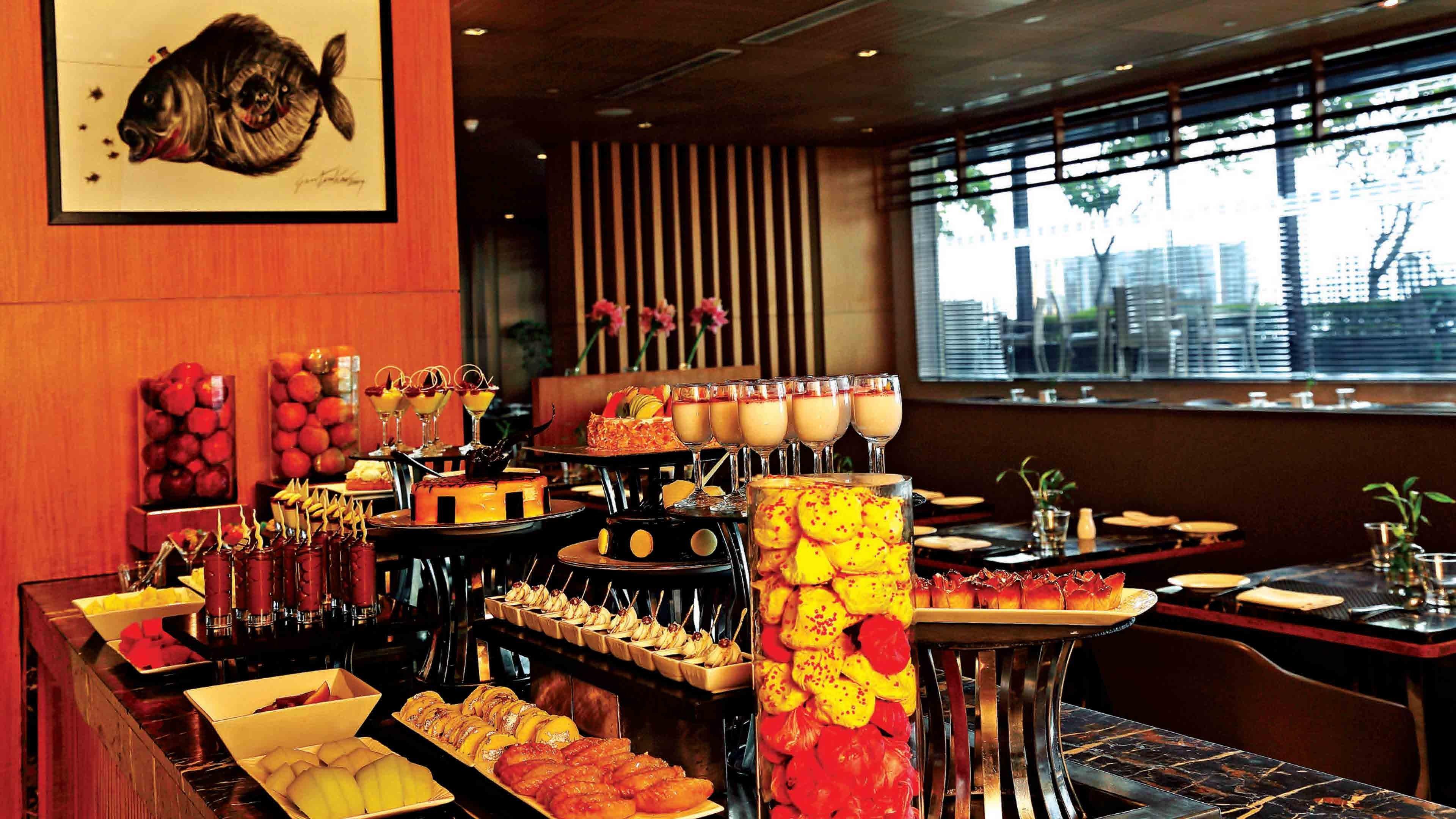 فندق هوليداي إن نيودلهي مايور فيهار نويدا المظهر الخارجي الصورة A buffet at a hotel